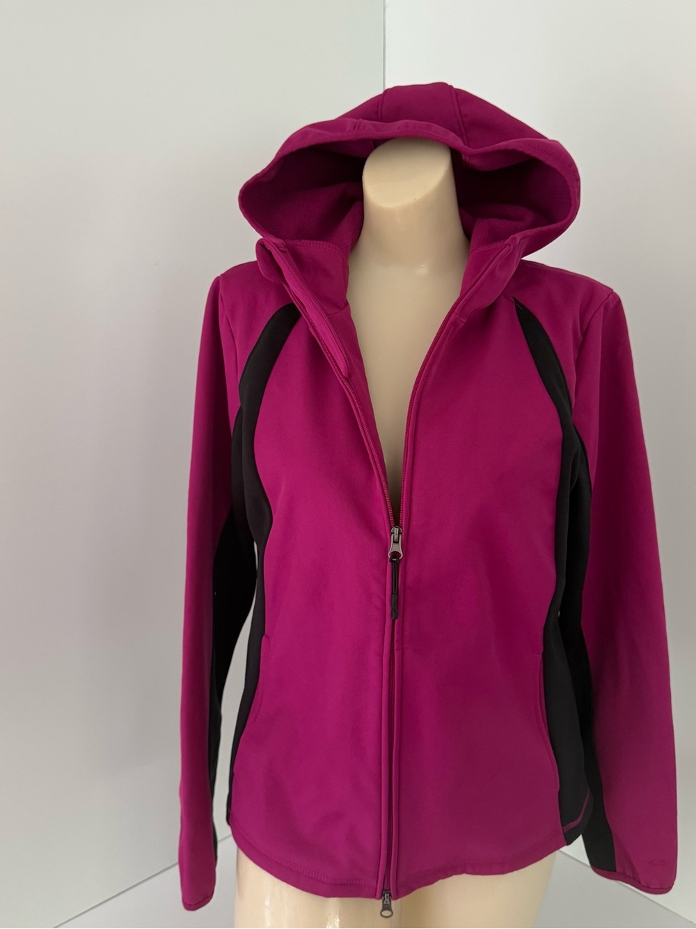 C9 by Champion Women's Size Medium Full-Zip Hooded Softshell Fleece Jacket